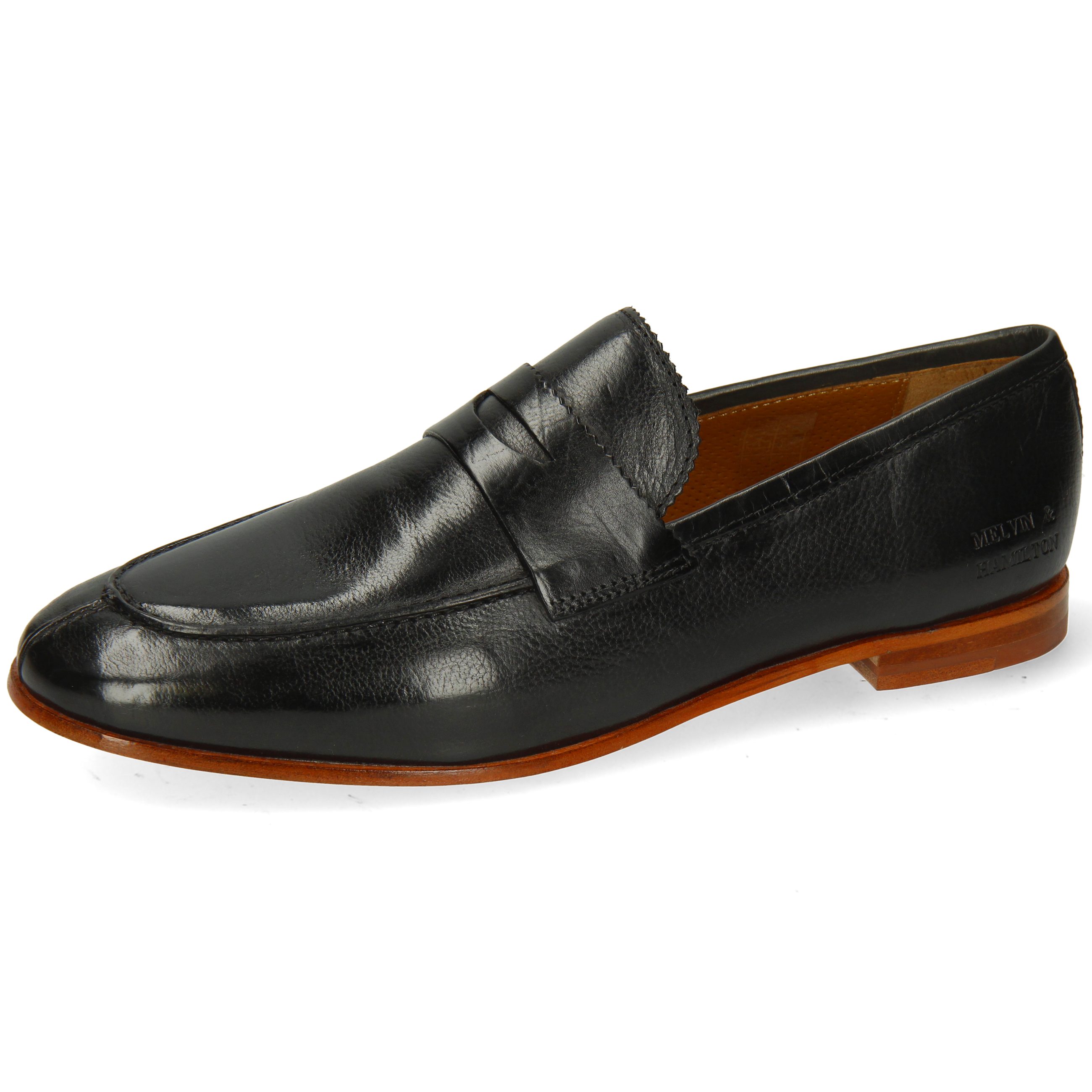 Melvin & Hamilton Scarlett 63 Loafer Mexico Black Lining Nappa