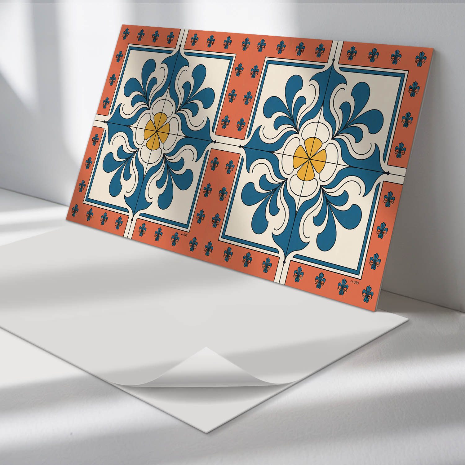 Tulup Spritzschutz Wandverkleidung Volksmuster mit Blumen günstig online kaufen