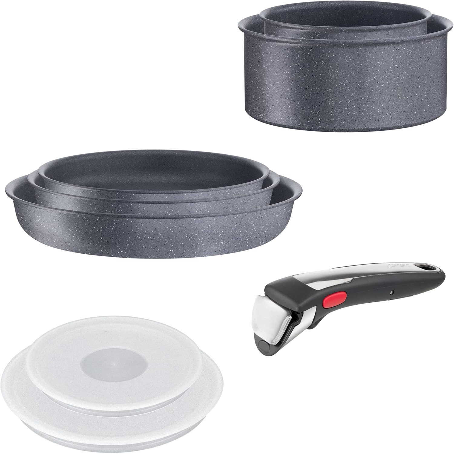 Tefal Topf-Set Tefal Ingenio L7669802 Kochgeschirr, 8-teilig, Induktion, (8-tlg)