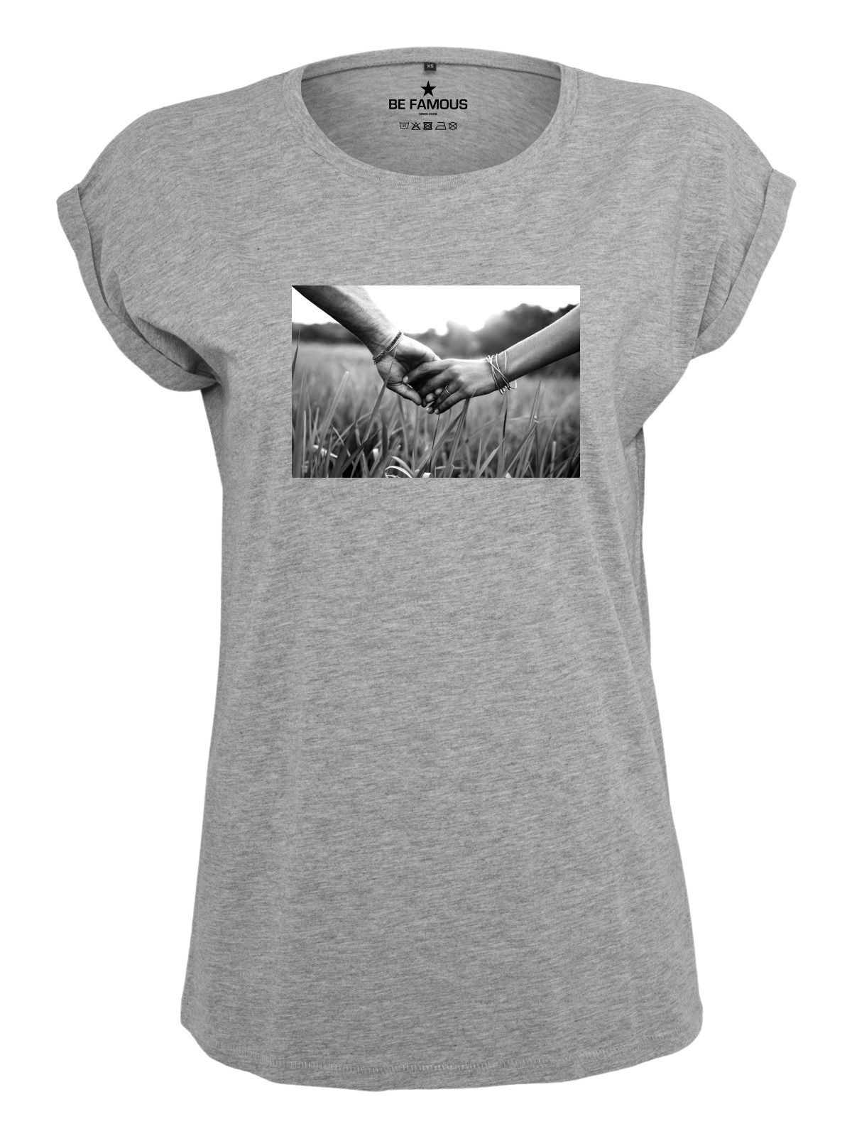 Be Famous Print-Shirt Classic Roll Up günstig online kaufen