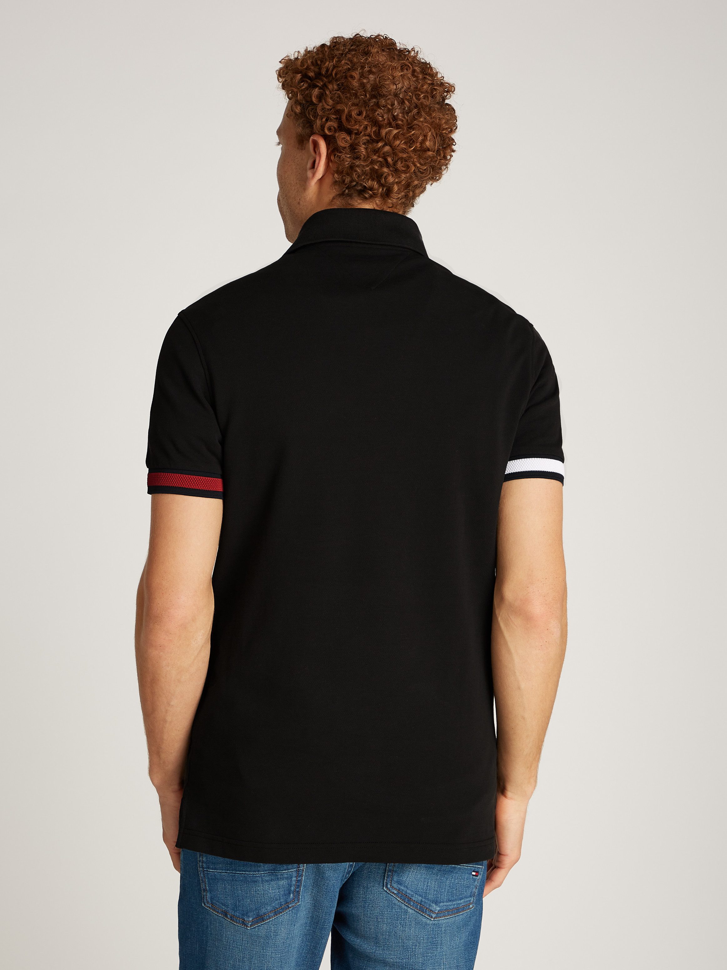 Tommy Hilfiger Poloshirt FLAG CUFF SLIM günstig online kaufen