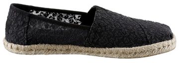 TOMS ALPARGATA ROPE Espadrille mit dezenter Blumenstickerei, schmale Form