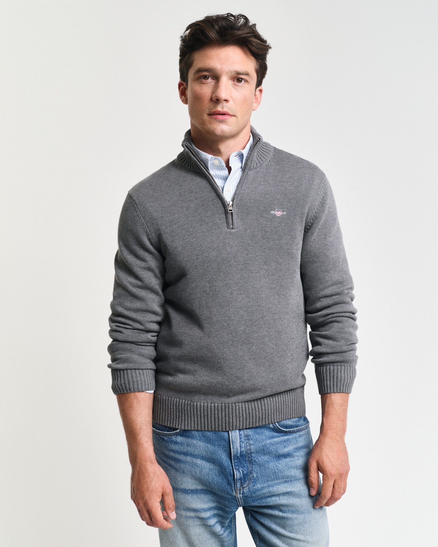 Troyer CASUAL COTTON HALF ZIP