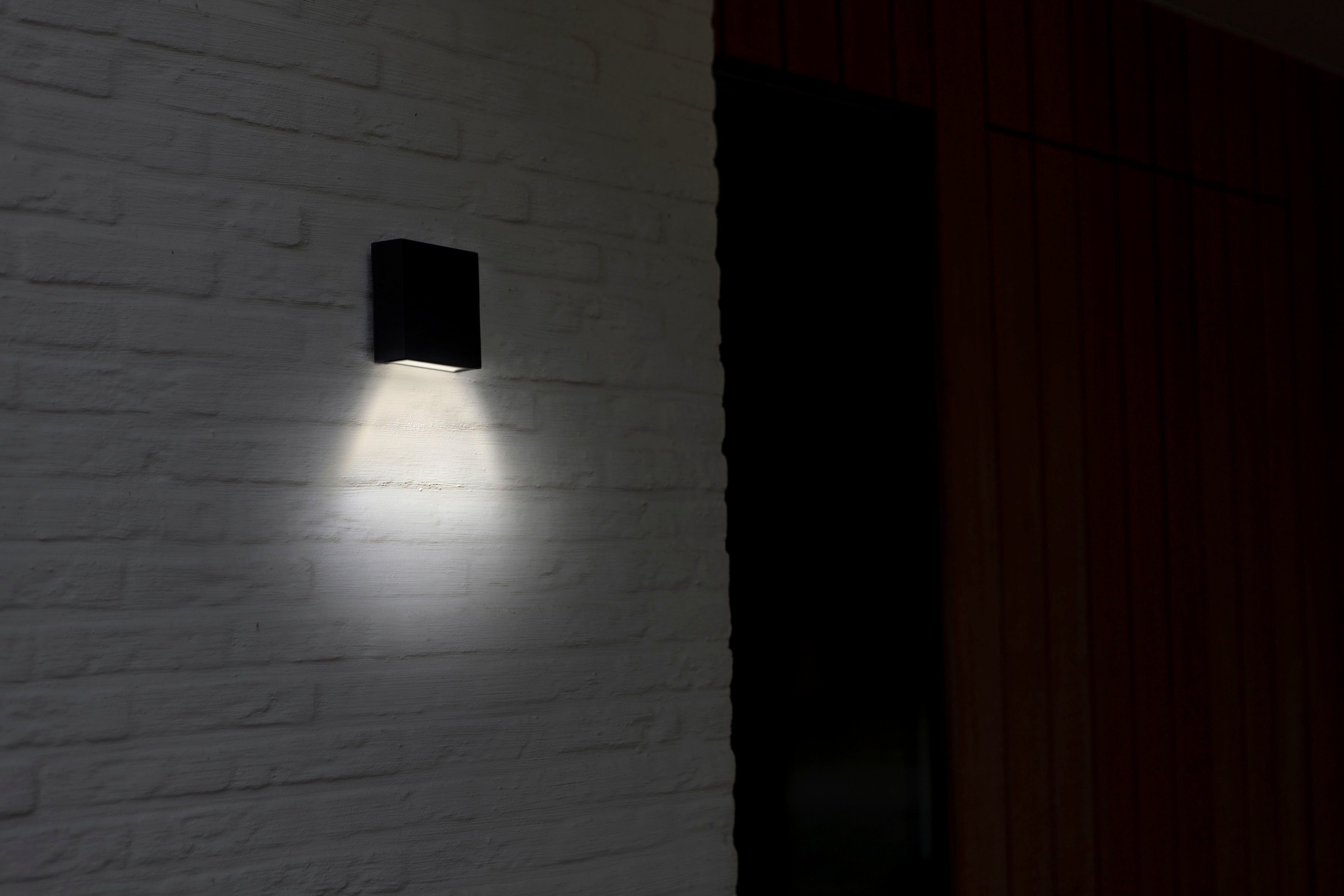 LED fest Außen-Wandleuchte GEMINI integriert LUTEC XF, LED