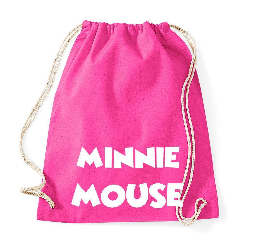 Blondie & Brownie Turnbeutel aus Baumwolle Minnie Mouse Mickey Cartoon Maus
