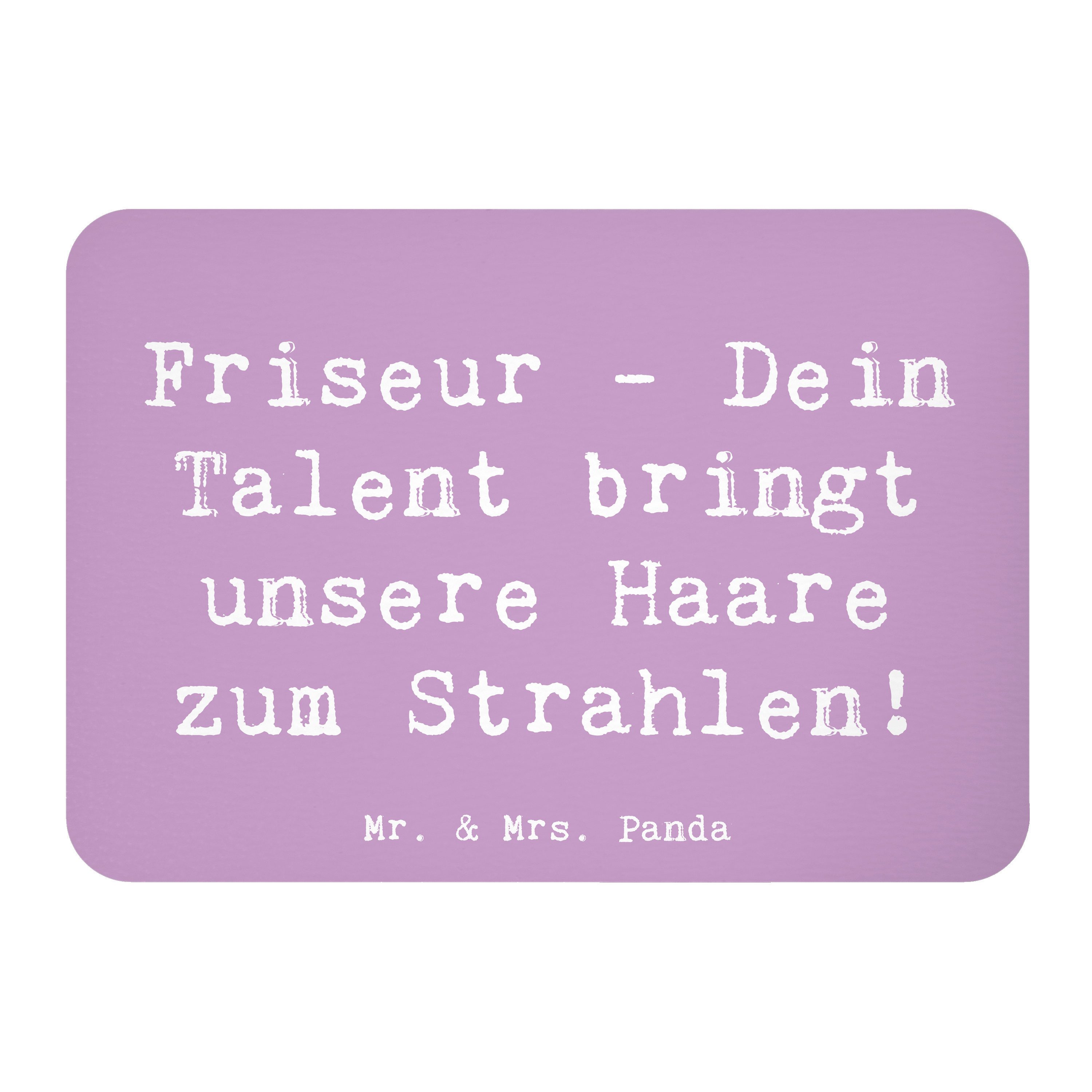 Magnet Spruch Friseur Talent - Lavendeltraum - Geschenk, Bedanken, Danke sag