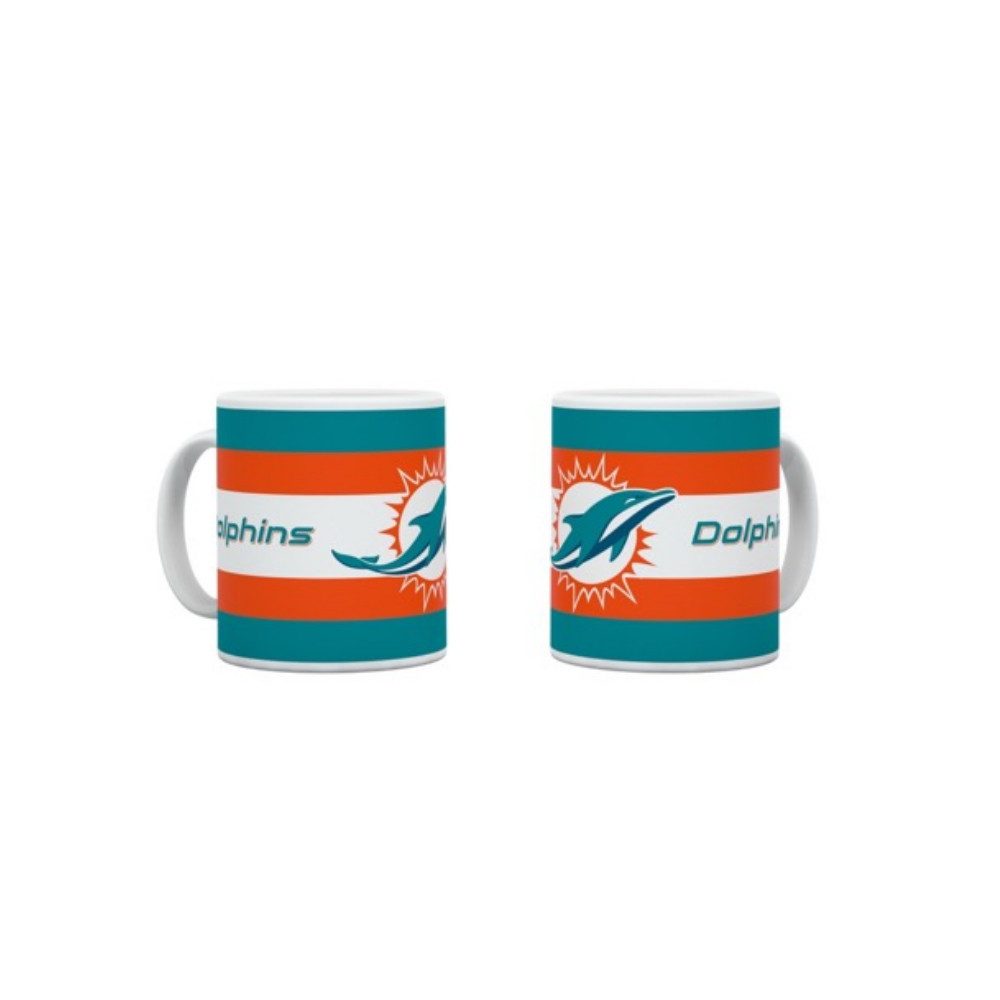 Miami Dolphins Becher NFL Miami Dolphins Tasse 'Sideline', Keramik