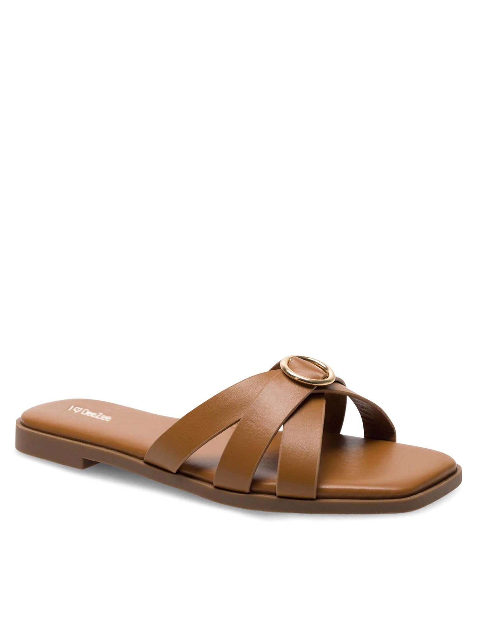 DeeZee Pantoletten KLE1004-109 Braun Pantolette günstig online kaufen