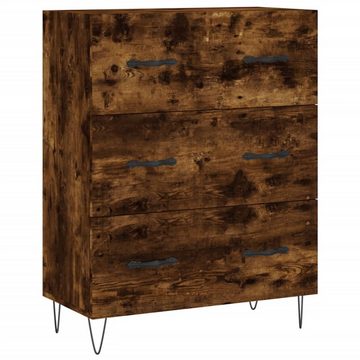 furnicato Sideboard Highboard Räuchereiche 69,5x34x180 cm Holzwerkstoff