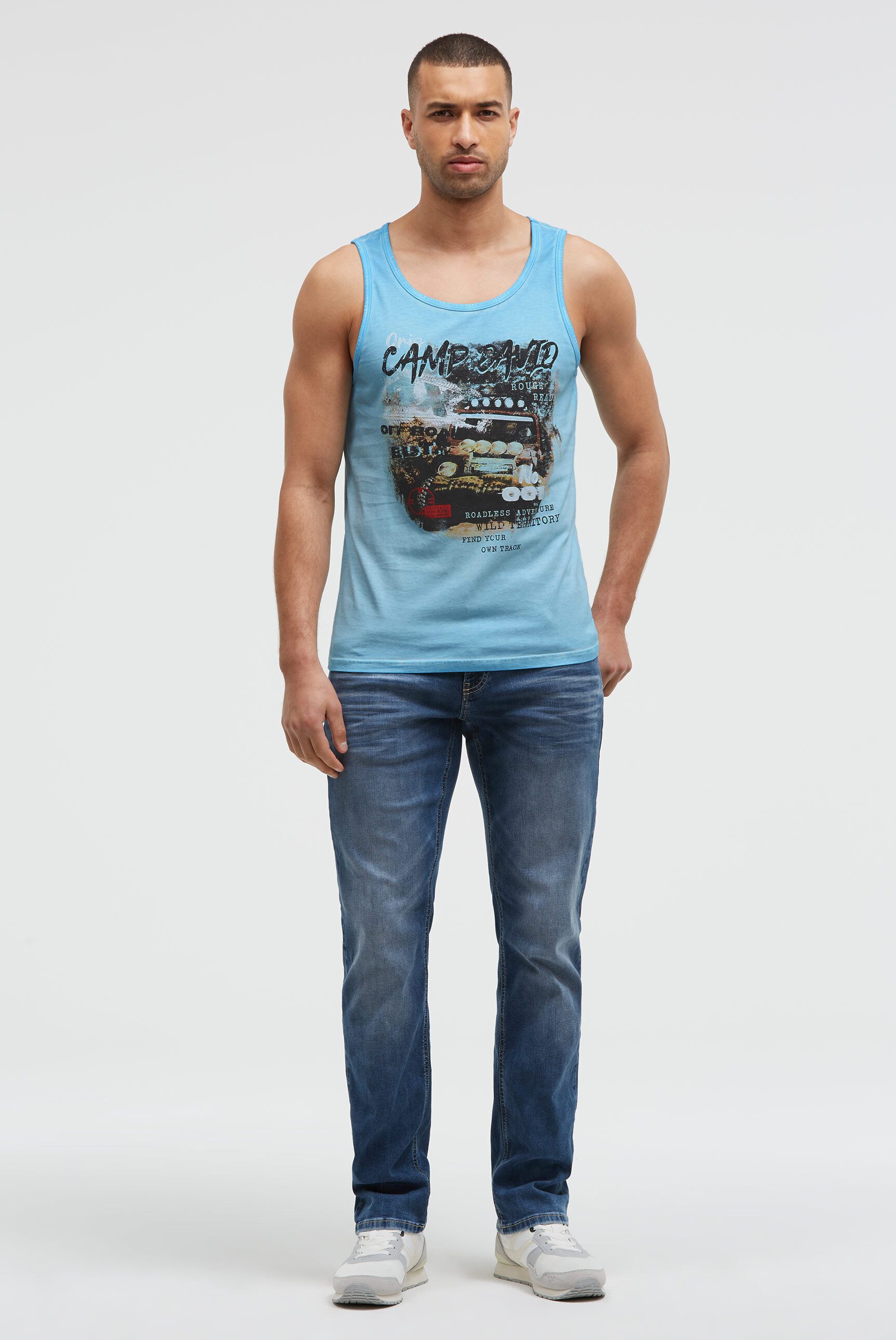 CAMP DAVID Tanktop aus Baumwolle