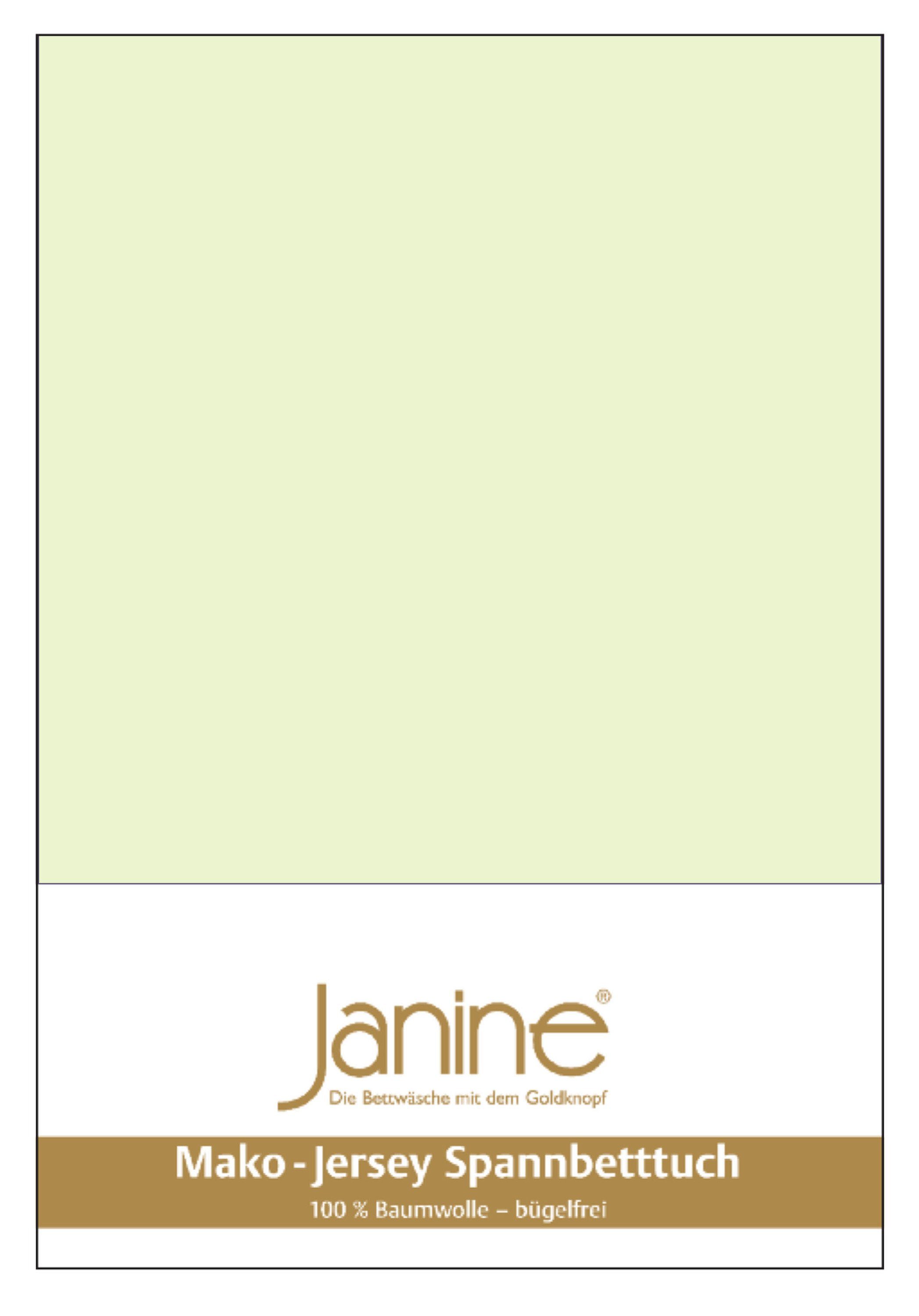 Janine Spannbettlaken "MAKO-FEINJERSEY 5007" aus 100% Baumwolle, für Matrat günstig online kaufen