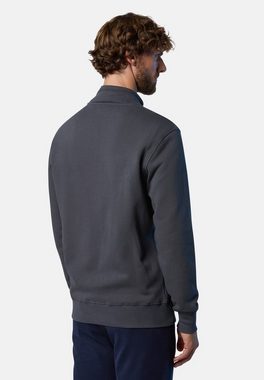 North Sails Fleecepullover Sweatshirt mit durchgehendem Reißverschluss