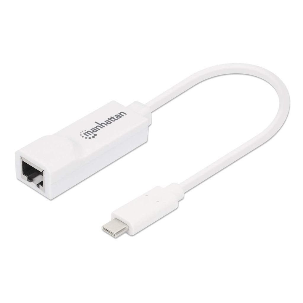MANHATTAN Type-C to Gigabit Network Adapter, USB 3.1 Gen 1 (5 Gbit/s) Netzwerk-Adapter