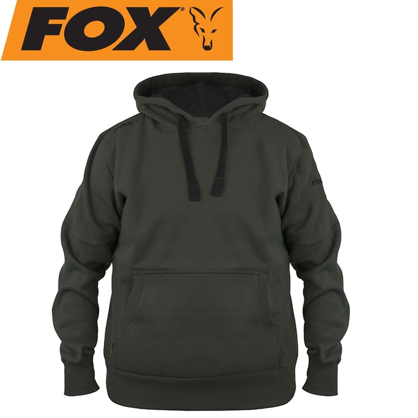 Kapuzenpullover Fox Green Black Hoodie - Angelpullover