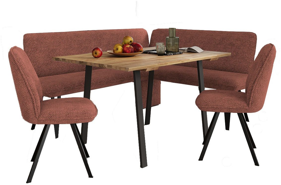 OTTO home Eckbankgruppe Mily Essecke, Sitzgruppe, Eckbankgruppe, Küchenbankgruppe, (Set, 4-tlg., 4er), BESTSELLER