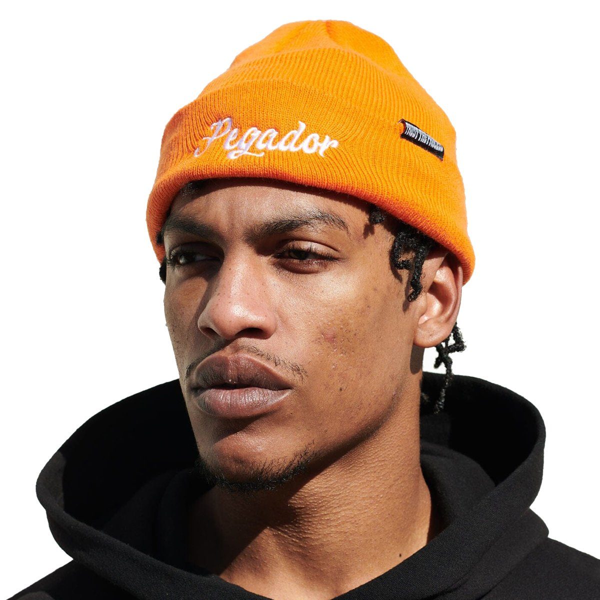 Pegador sunrise Pegador white Beanie Beanie (Einzelartikel) Birch orange