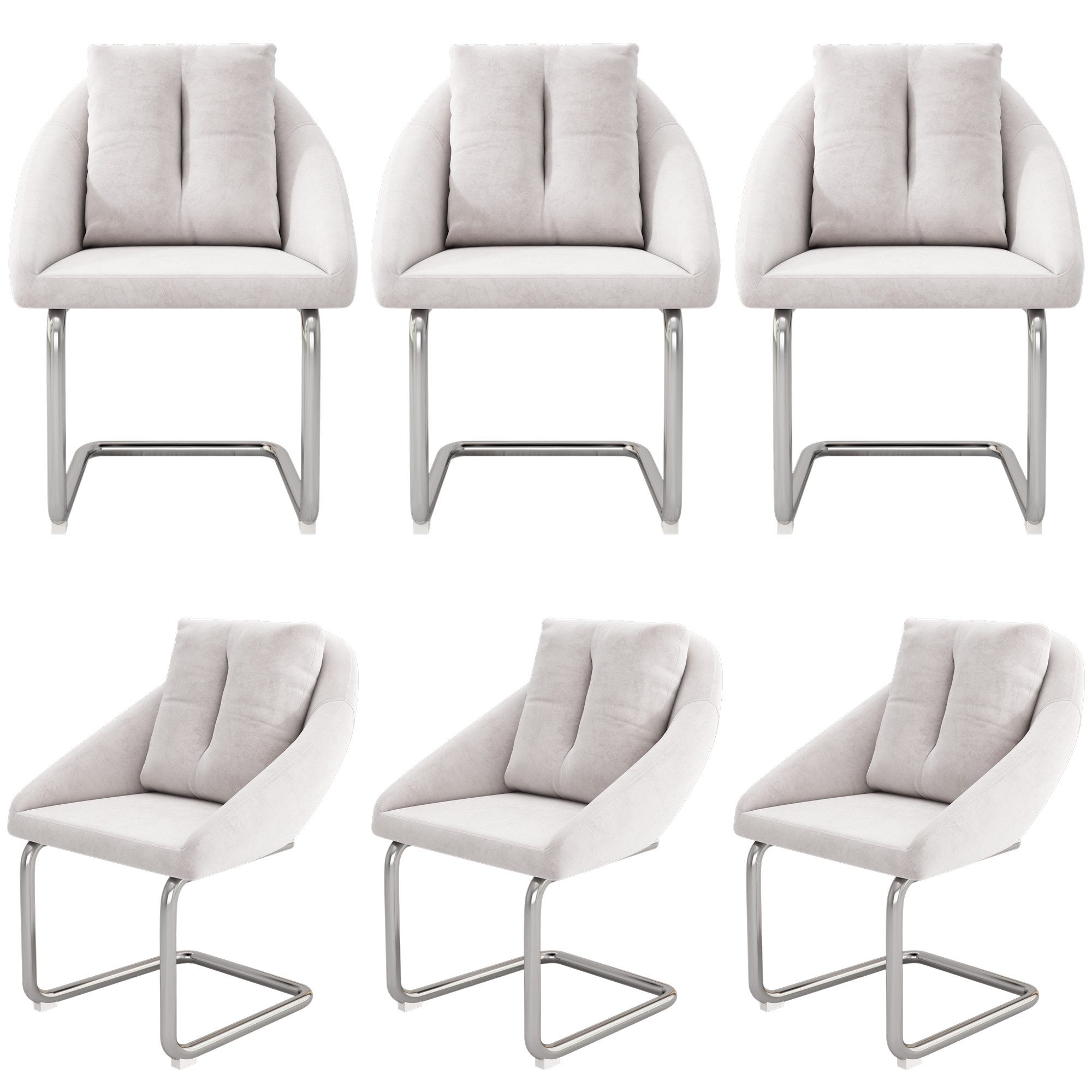 Flieks Freischwinger (Set, 6 St), 6er günstig online kaufen