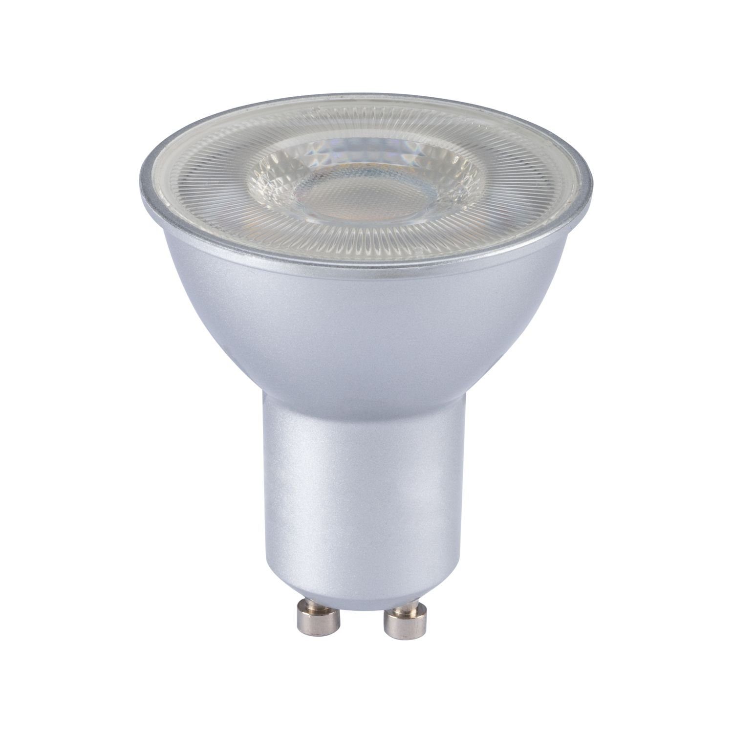 LED gebürstet Markenstrahler LEDANDO vo Silber mit LED Einbaustrahler Einbaustrahler Set LED GU10