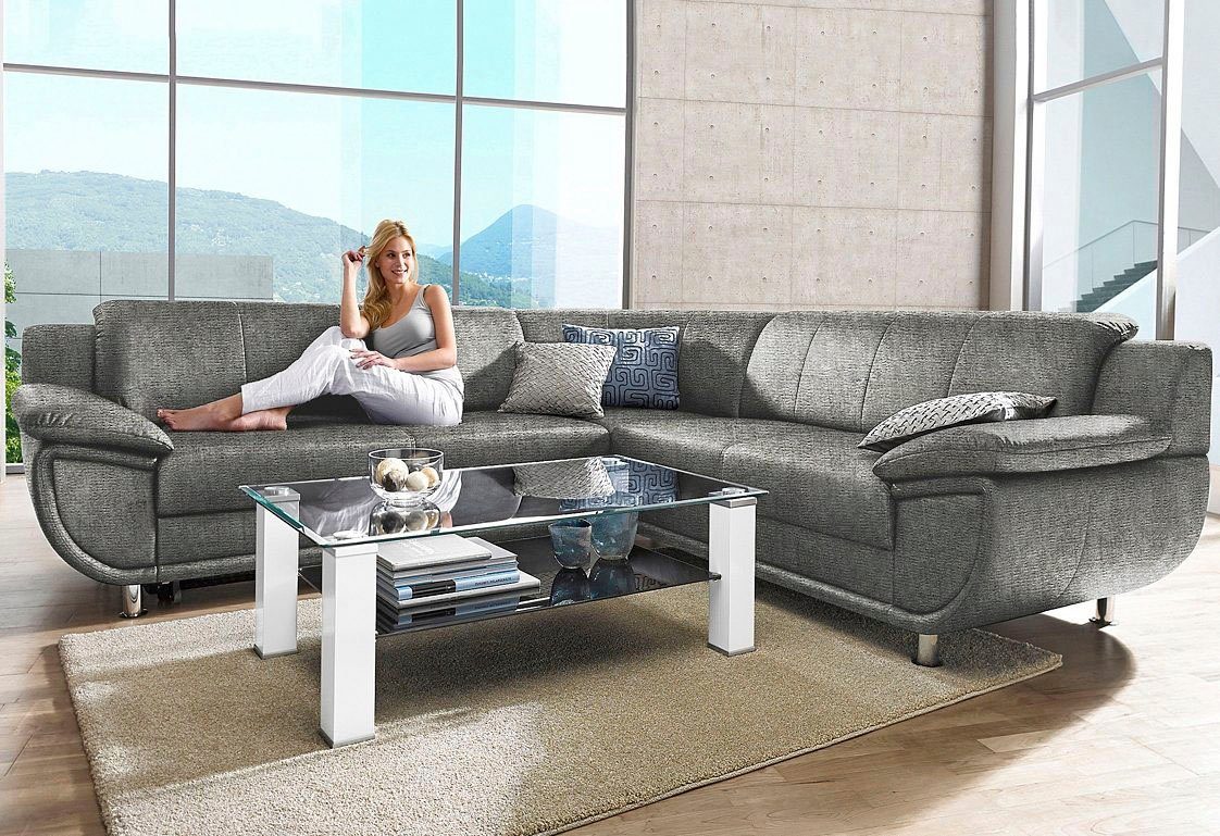 TRENDMANUFAKTUR Ecksofa Rondo wahlweise mit Schlaffunktion, günstig online kaufen