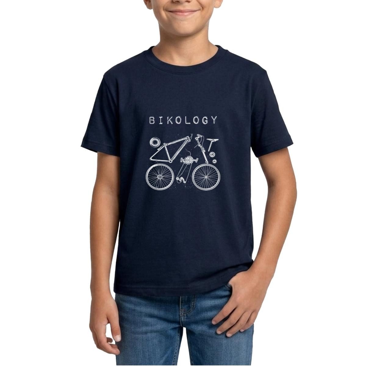 T-Shirt Bikology, Fahrradhumor Teenager T-Shirt