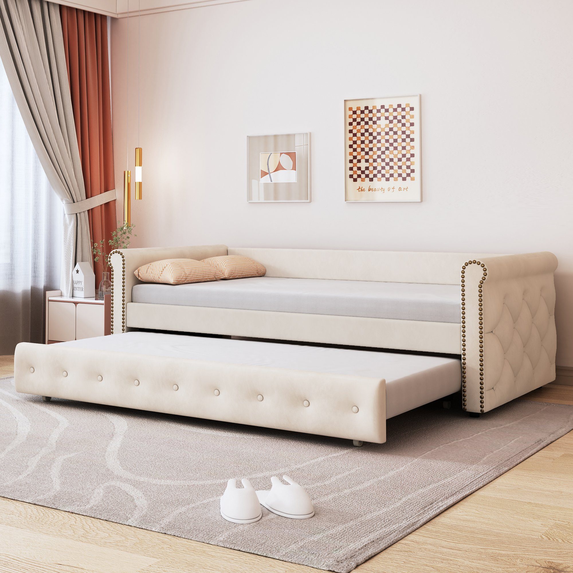 Flieks Daybett, Tagesbett Polsterbett Schlafsofa mit günstig online kaufen