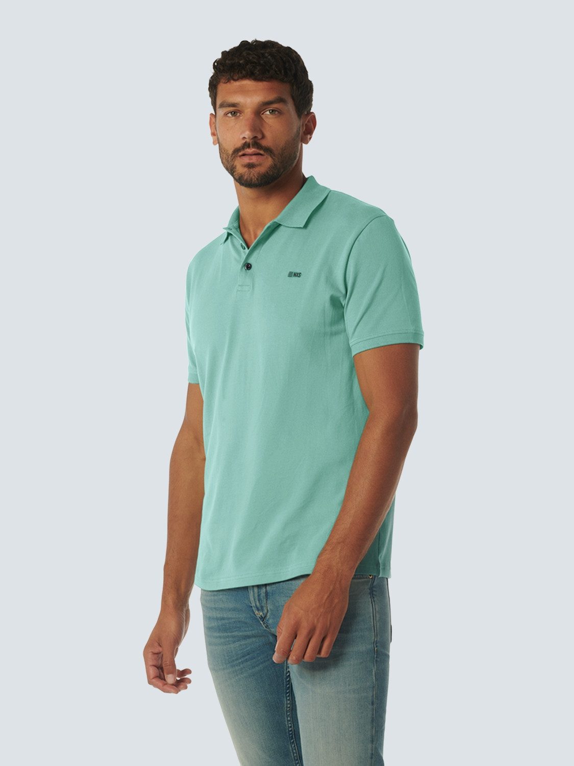 Poloshirt Polo Solid Stretch
