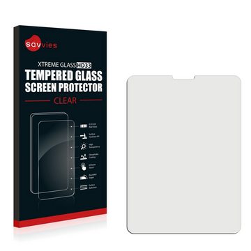 Savvies Panzerglas für Apple iPad Pro 11" WiFi 2020 (2. Gen), Displayschutzglas, Schutzglas Echtglas 9H Härte klar Anti-Fingerprint