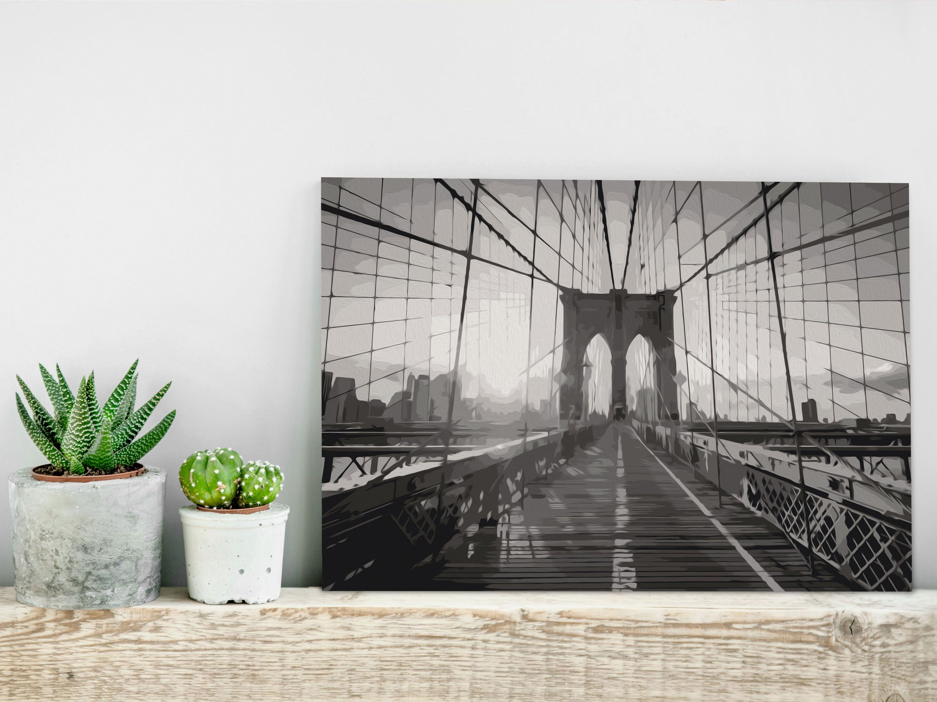 Thumbnail - Artgeist Malen nach Zahlen New York Bridge