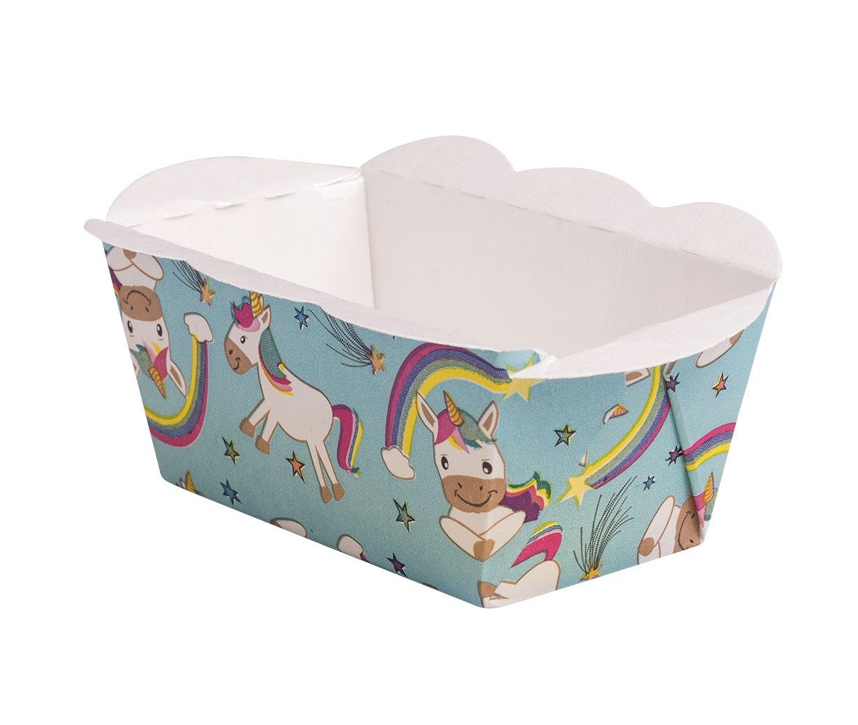 Demmler Backform 2er Set Mini-Backformen mit Einhorn-Motiv - 2x 10 Stück, Formen und Dekoration mit schönem Einhorn Motiv - Made in Germany