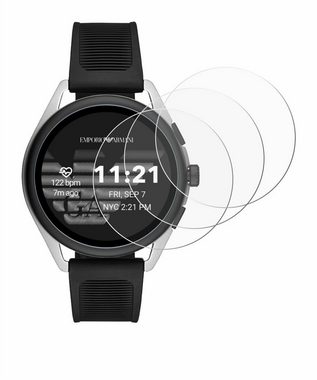Savvies Schutzfolie für Emporio Armani Connected Smartwatch 3, Displayschutzfolie, 6 Stück, Folie klar
