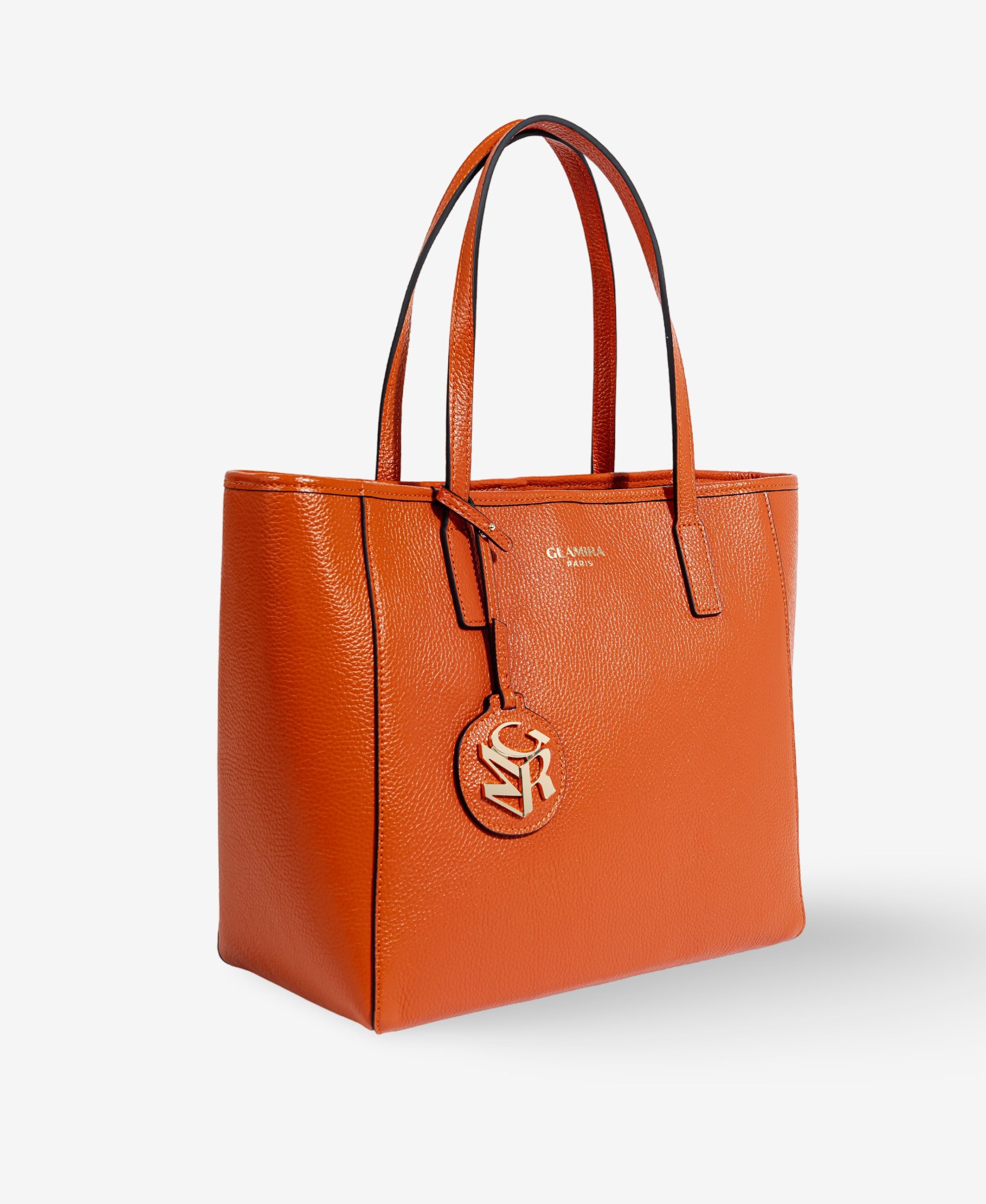 GLAMIRA Shopper Lysandra Orangener Shopper (1-tlg), echt Leder