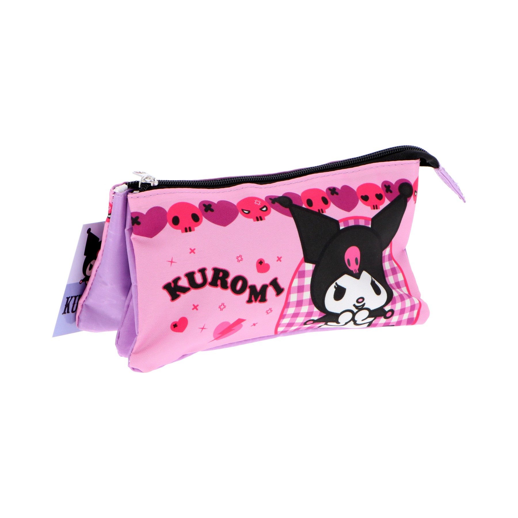 Hello Kitty Federtasche Kuromi Kinder Tasche kompakt für Schulalltag Lernen & Aktivitäten, (1-tlg)
