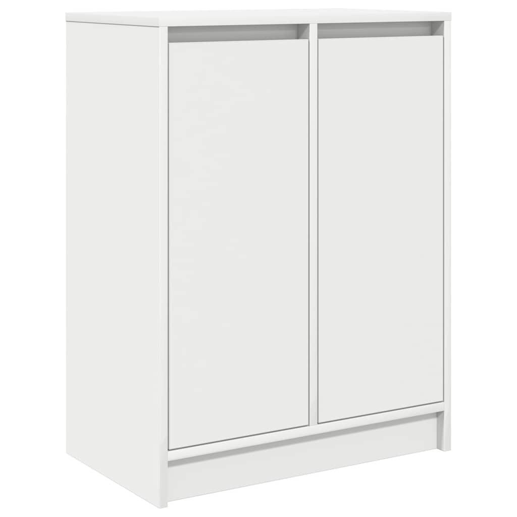 vidaXL Sideboard Sideboard Weiß 57x34x76 cm Holzwerkstoff (1 St)