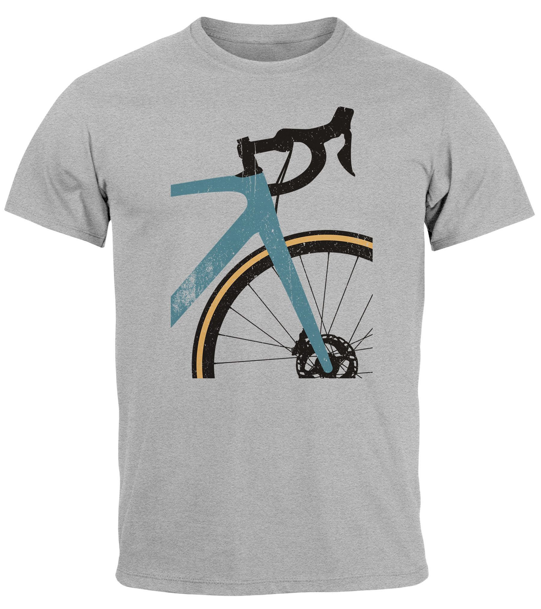 Neverless Print-Shirt Herren T-Shirt Fahrrad Bike günstig online kaufen