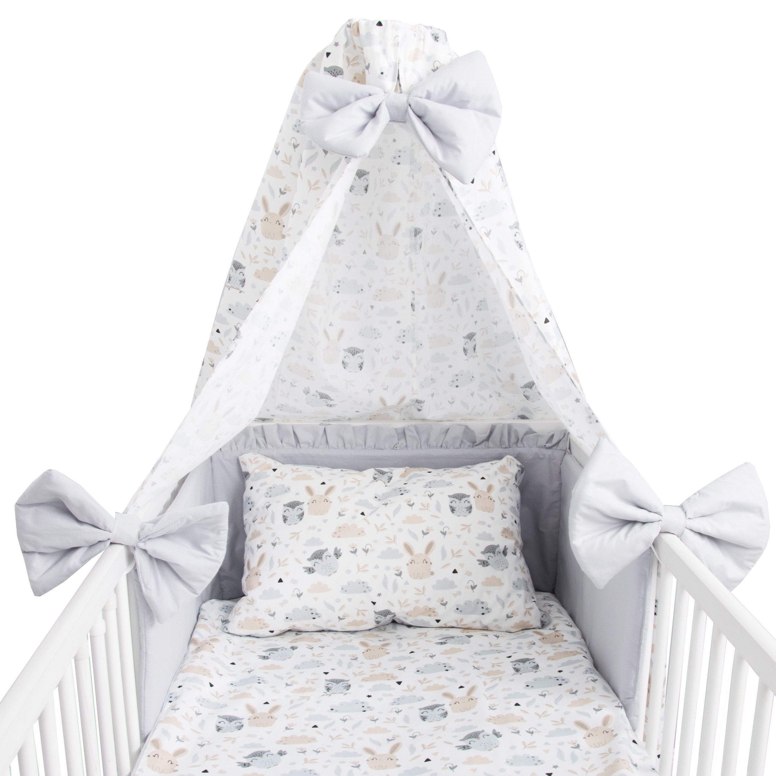 Amilian Babybettwäsche Komplett Set 7 teilig günstig online kaufen