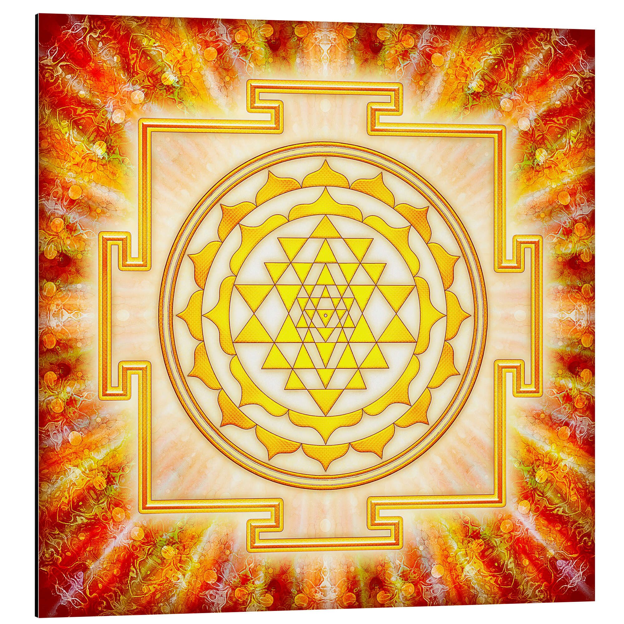 Posterlounge Wandbild Sri Yantra – Artwork günstig online kaufen