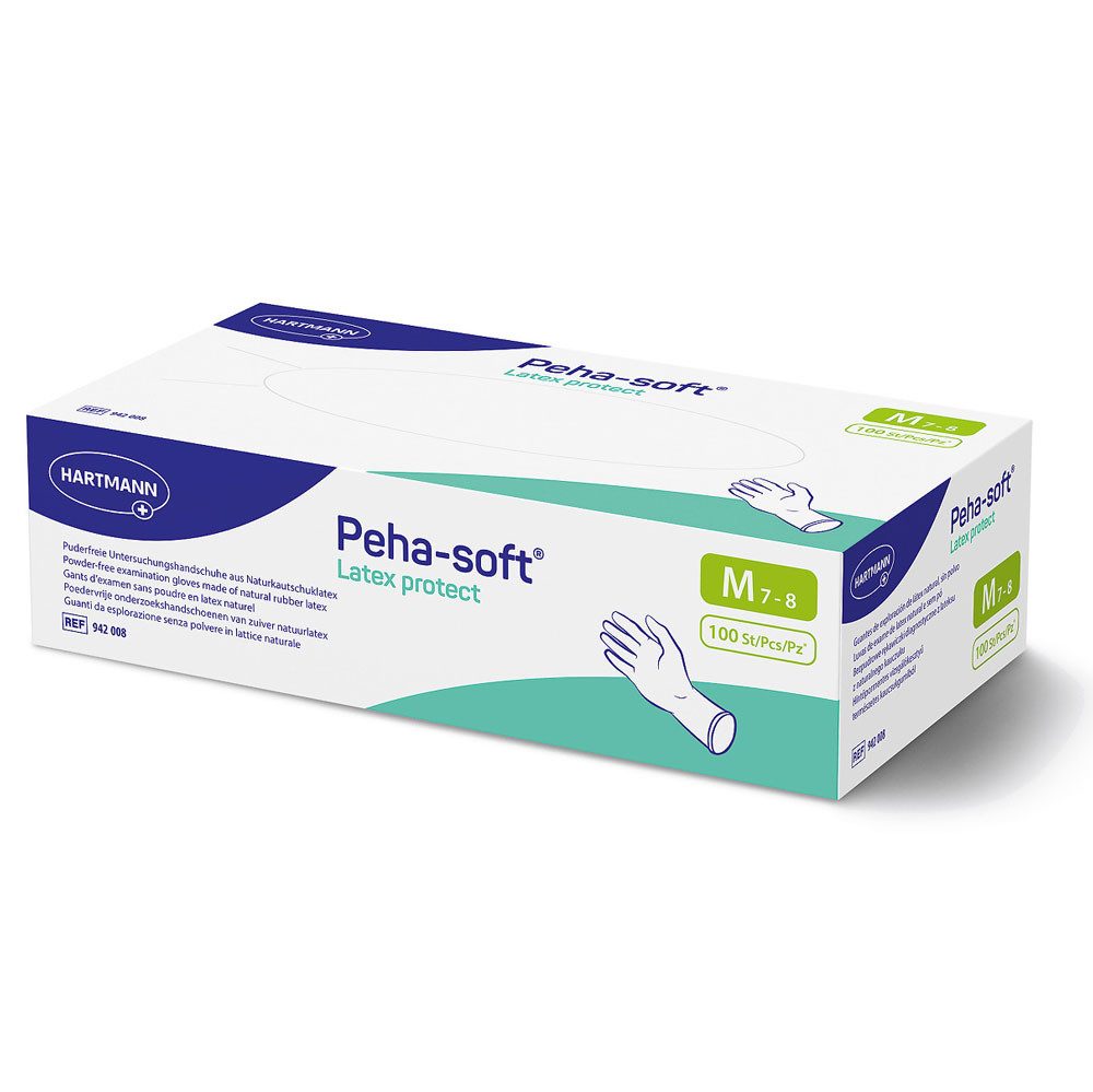 PAUL HARTMANN AG Einweghandschuhe Peha-soft® latex protect Einmalhandschuhe, puderfr