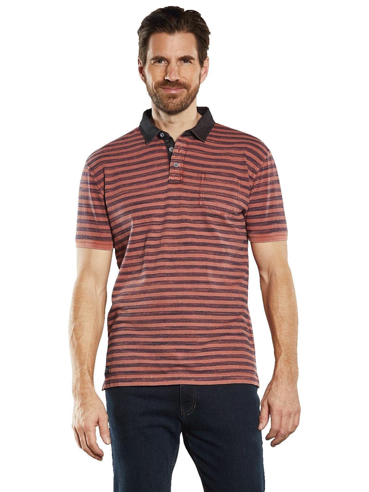 Engbers Poloshirt Polo-Shirt gestreift