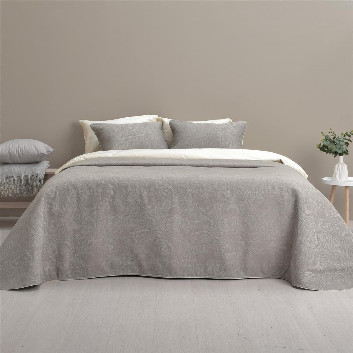 SEI Design Bettüberwurf Empress New, 240x260 + 2X Dekokissen