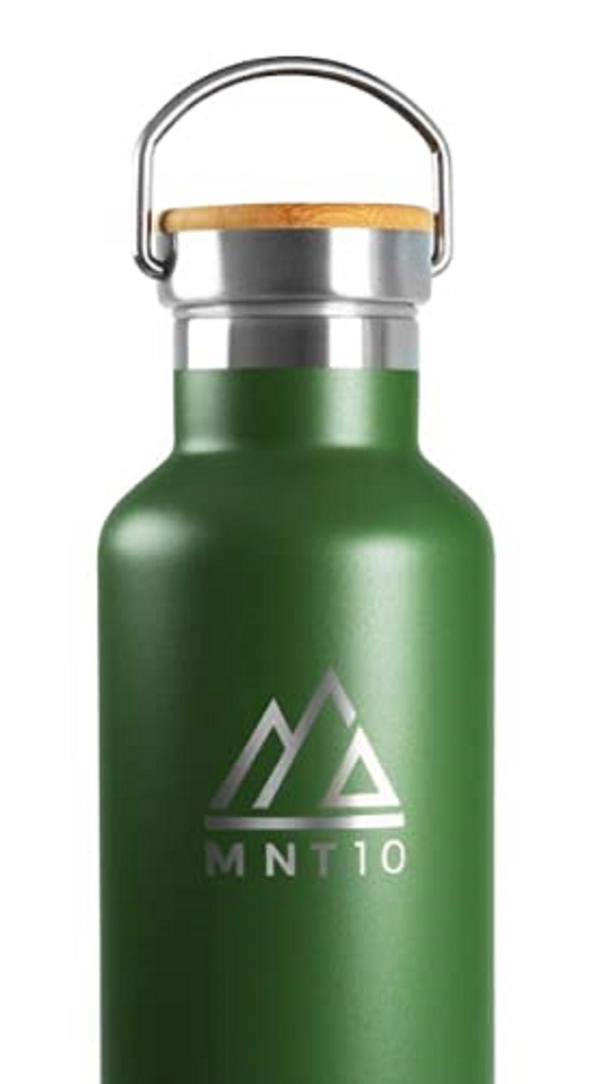 MNT10 Isolierflasche Edelstahl Trinkflasche 750ml Emerald Outdoor Isolierfunktion I Wandern, Sport, Wasserflasche I I Isolierfunktion, für Trinkflasche Arbeit
