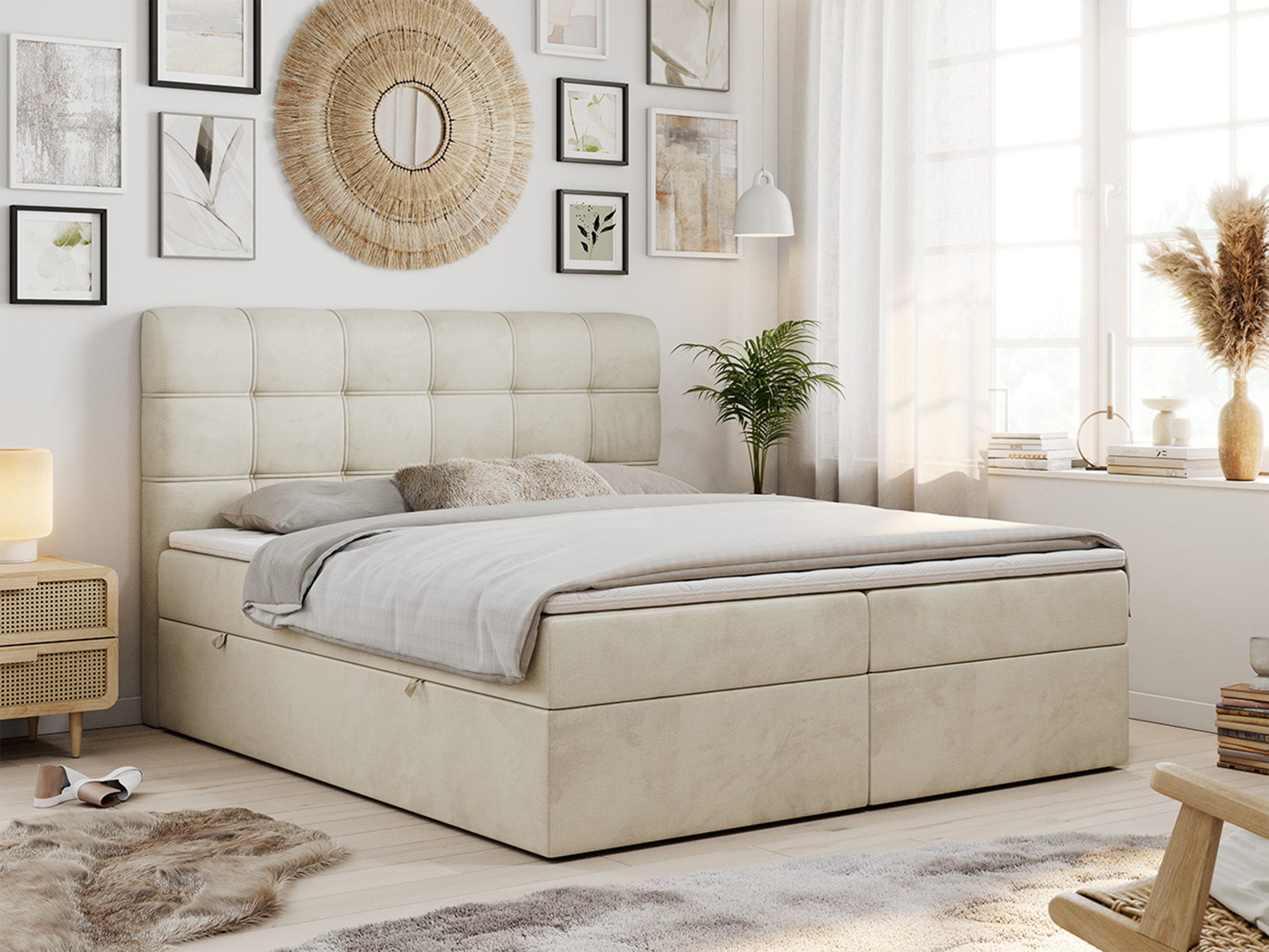 MKS MÖBEL Boxspringbett FAST (Set, Packung, günstig online kaufen