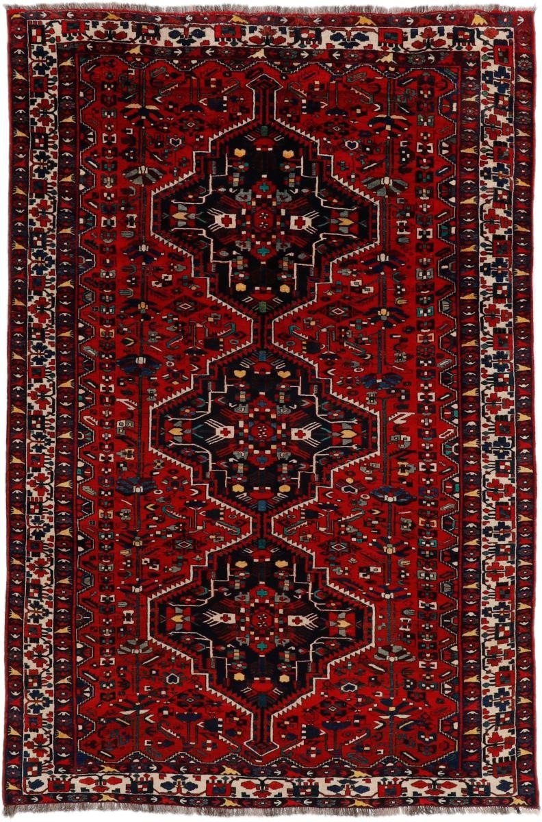 Orientteppich Shiraz 229x335 Handgeknüpfter Orientteppich / Perserteppich, Nain Trading, rechteckig, Höhe: 10 mm