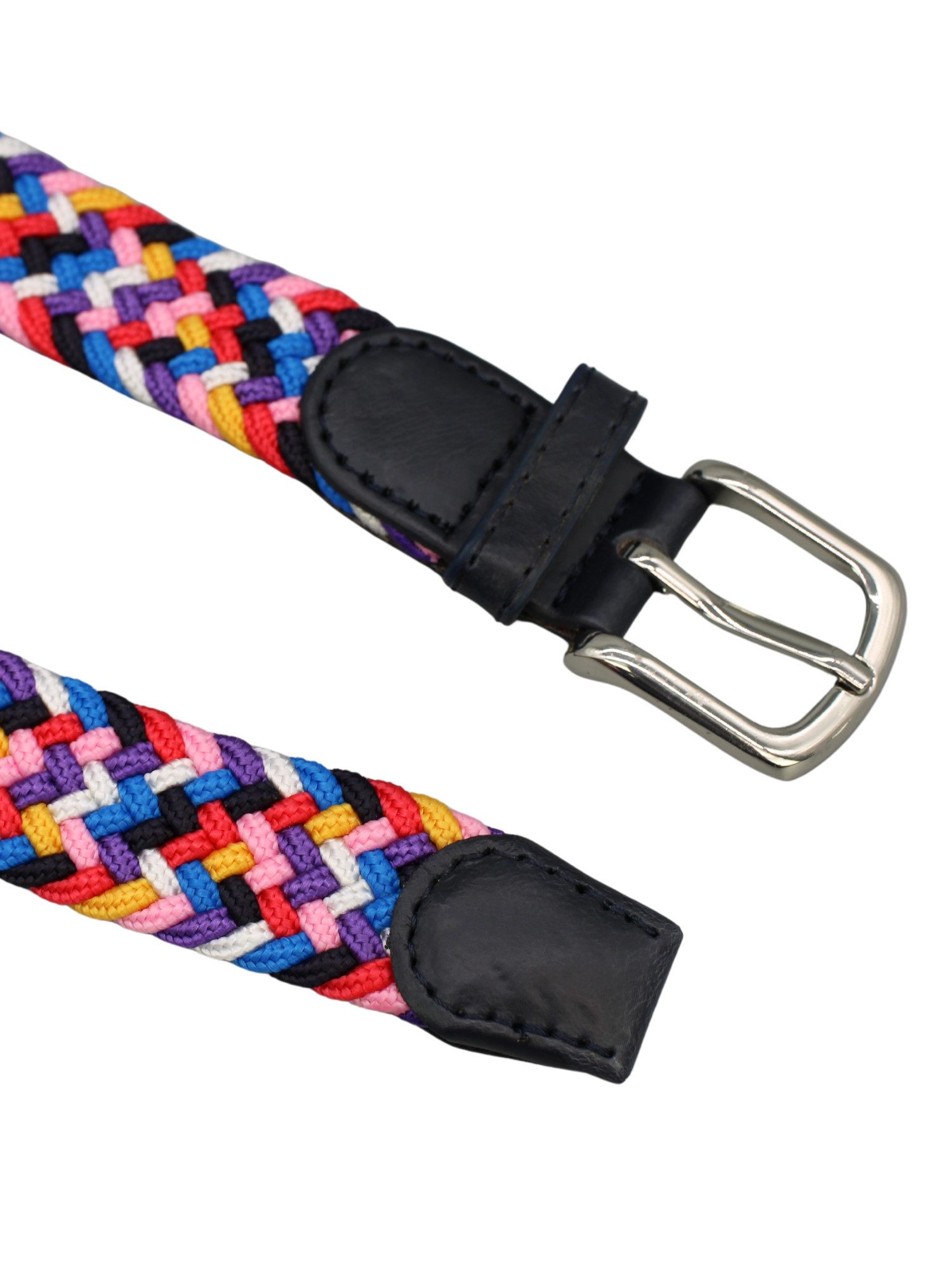 Adel Accessoires Flechtgürtel Unisex Flechtgürtel – Elastisch, 3,5 cm breit, in 15 Farben Dehnbar, ohne Lochsystem, individuell verstellbar