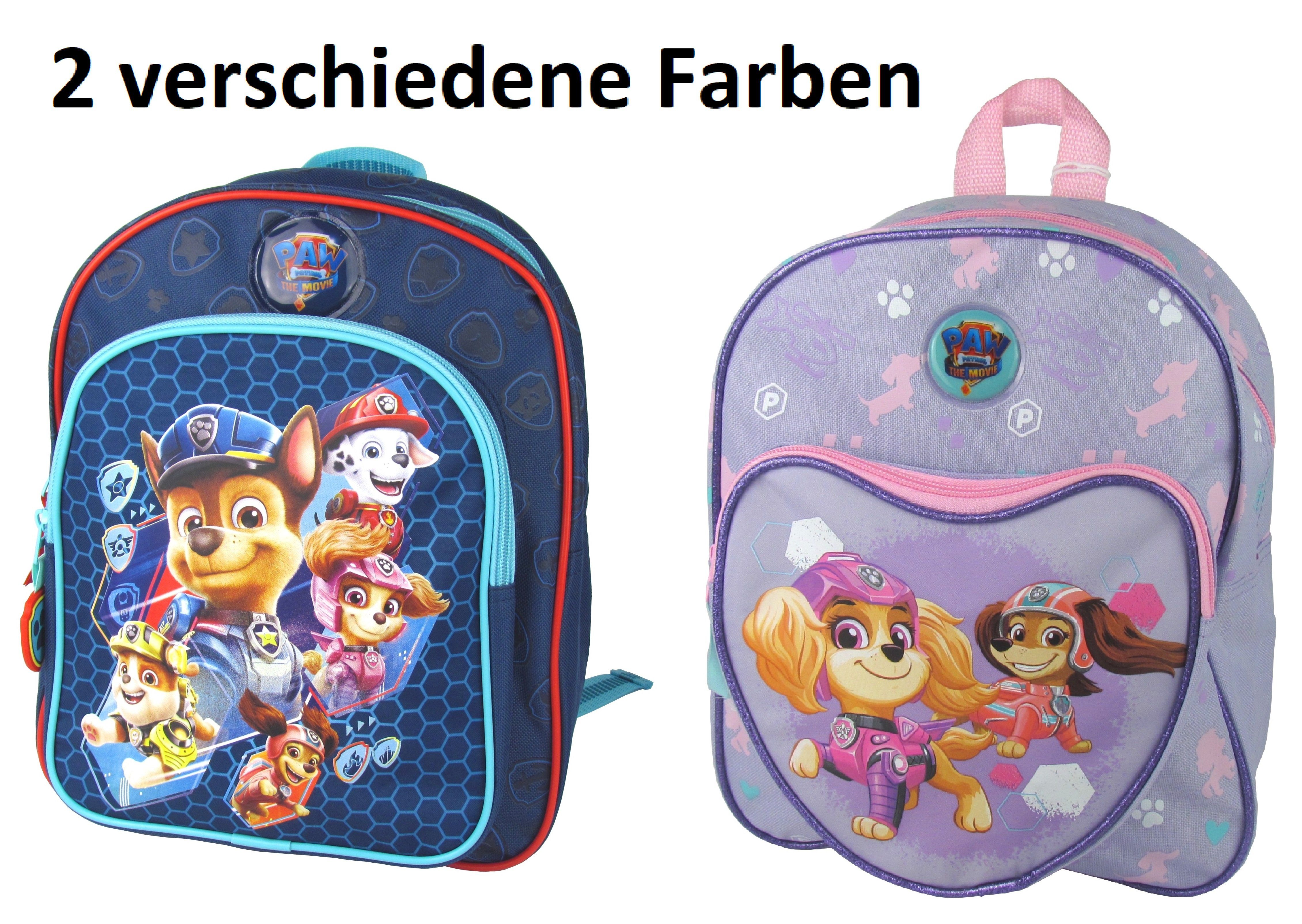 ca.26x31x13cm - Kinderrucksack Kinderrucksack Originales Paw Lila - Nickelodeon Patrol Lizenzprodukt