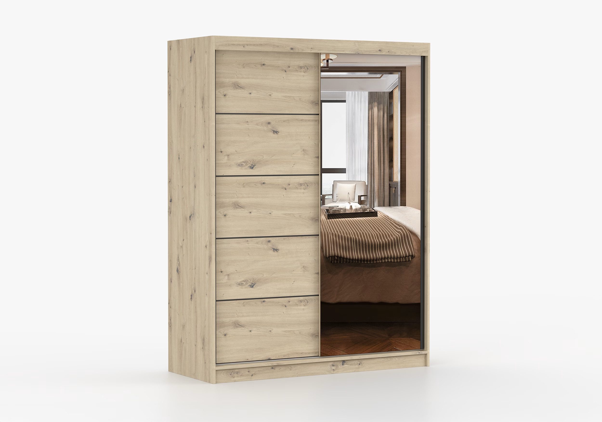 imoebel24 Schwebetürenschrank VISTA 05A 150 cm günstig online kaufen