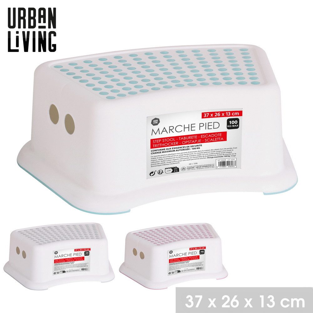 Urban Living Tritthocker Kindertritt Kinder-Tritt Tritthilfe Trittstufe, genoppte Trittfläche bis 100 Kg belastbar