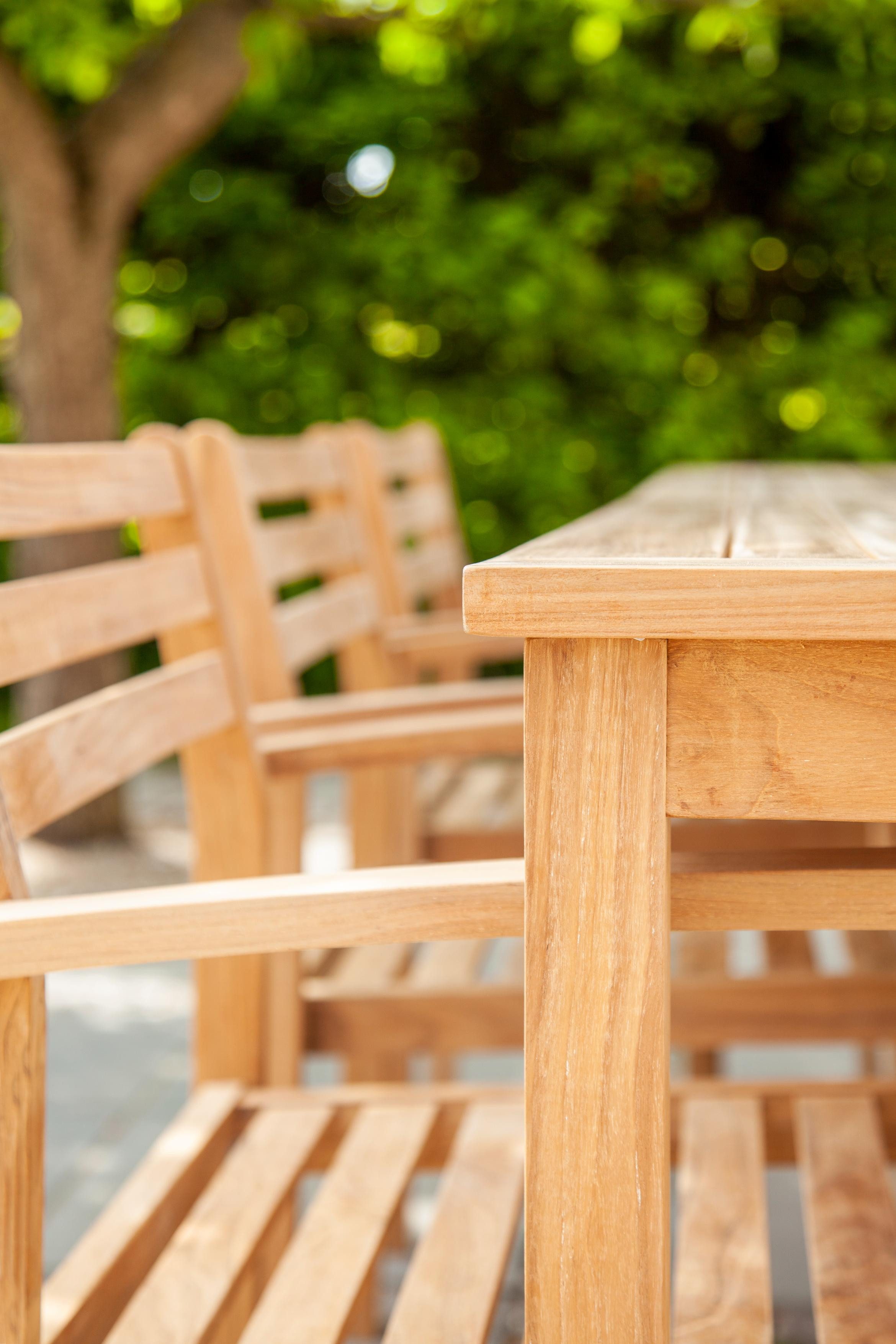 Cinas Gartenstuhl Rosenholm, Garten, Outdoor, Teak Designmöbel, Qualität