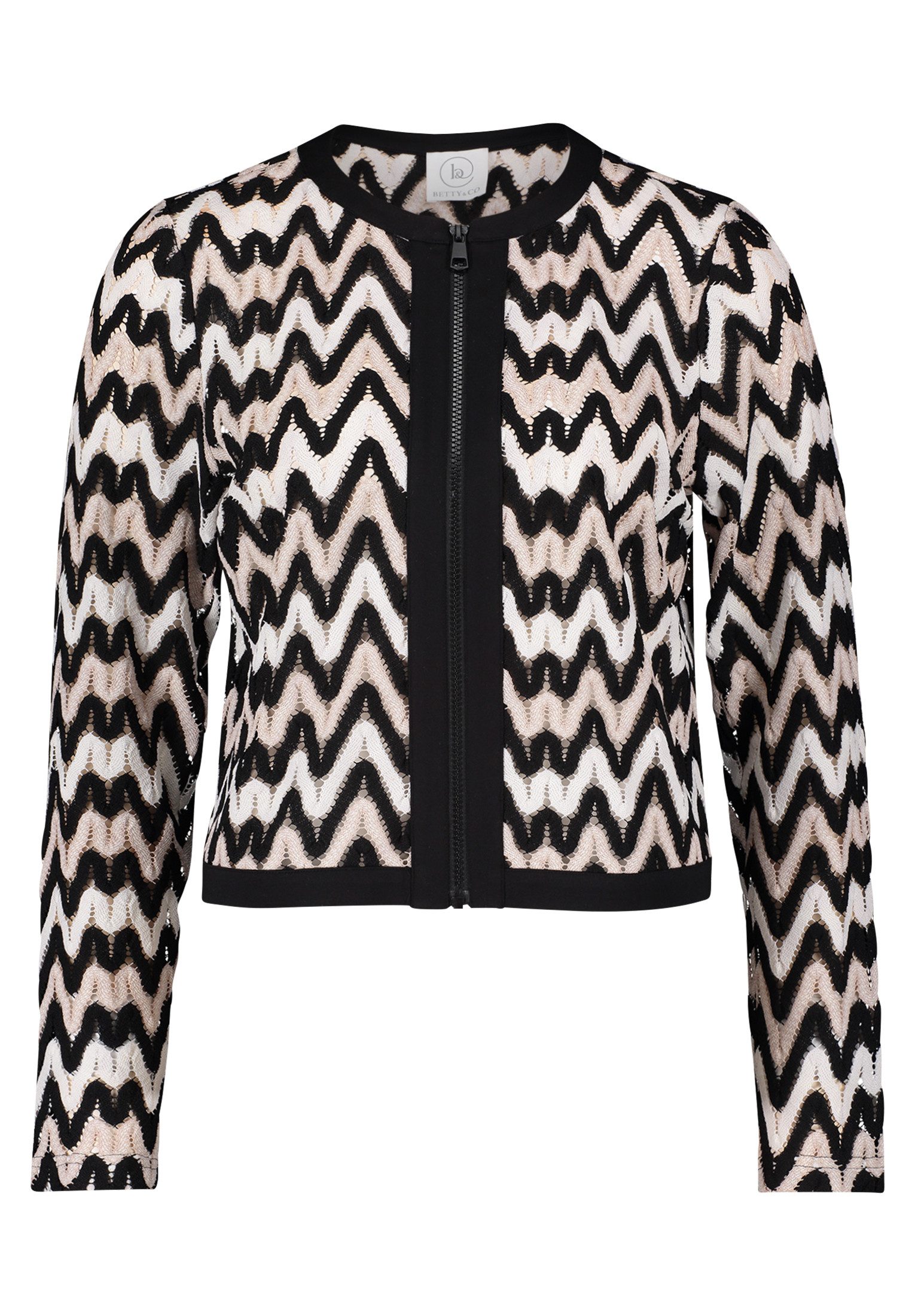 Betty&Co Jackenblazer Blazerjacke Kurz 1/1 Arm günstig online kaufen