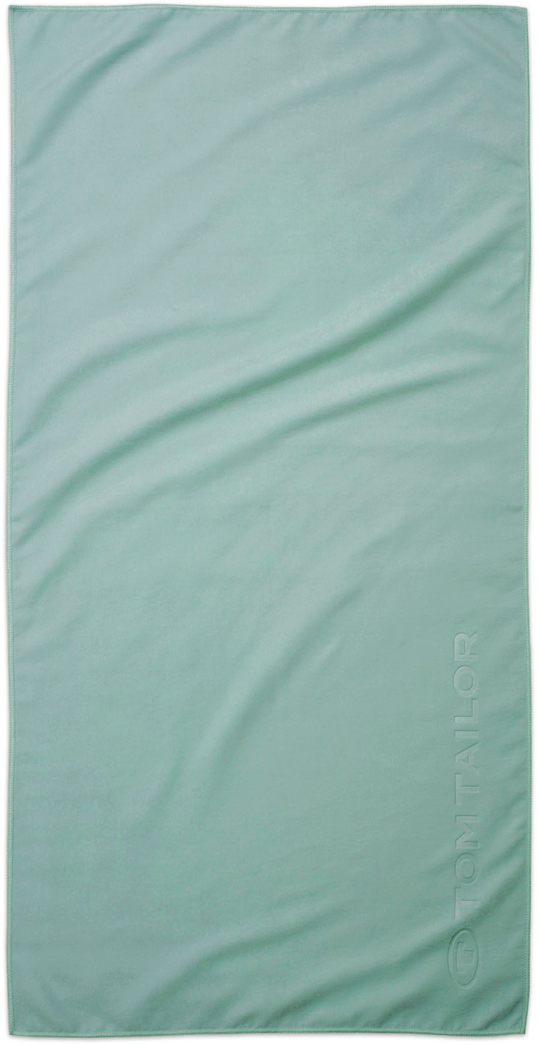 TOM TAILOR HOME Sporthandtuch Fitnesstuch COLOR BATH, Microfaser (1-St), Logo Prägung, Mikrofaser, weich, schnell trocknend