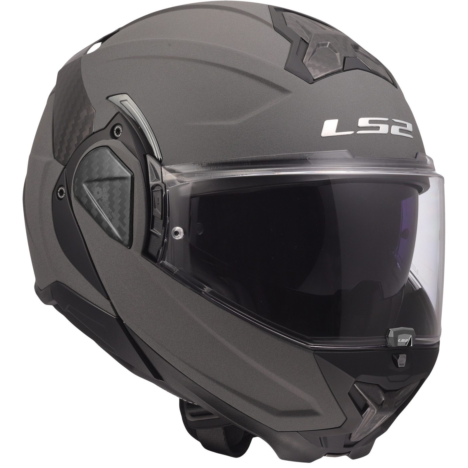 LS2 Motorradhelm LS2 FF910 Advant II Solid Klapphelm Matt-Grau L (1er Set)